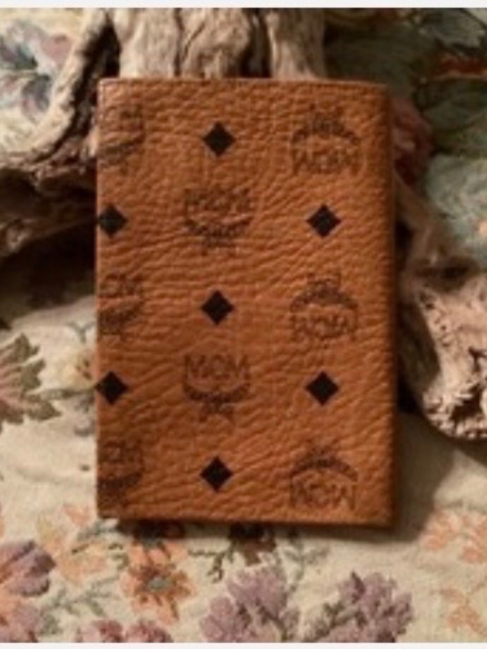 Rare Vintage MCM Cognac Visetos Folding Wallet